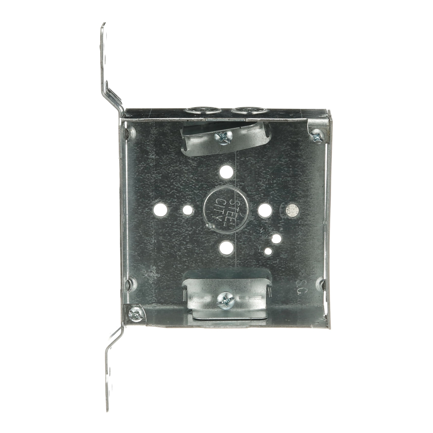 52151 CVN Square Outlet Box Steel City;ABB - Installation Products