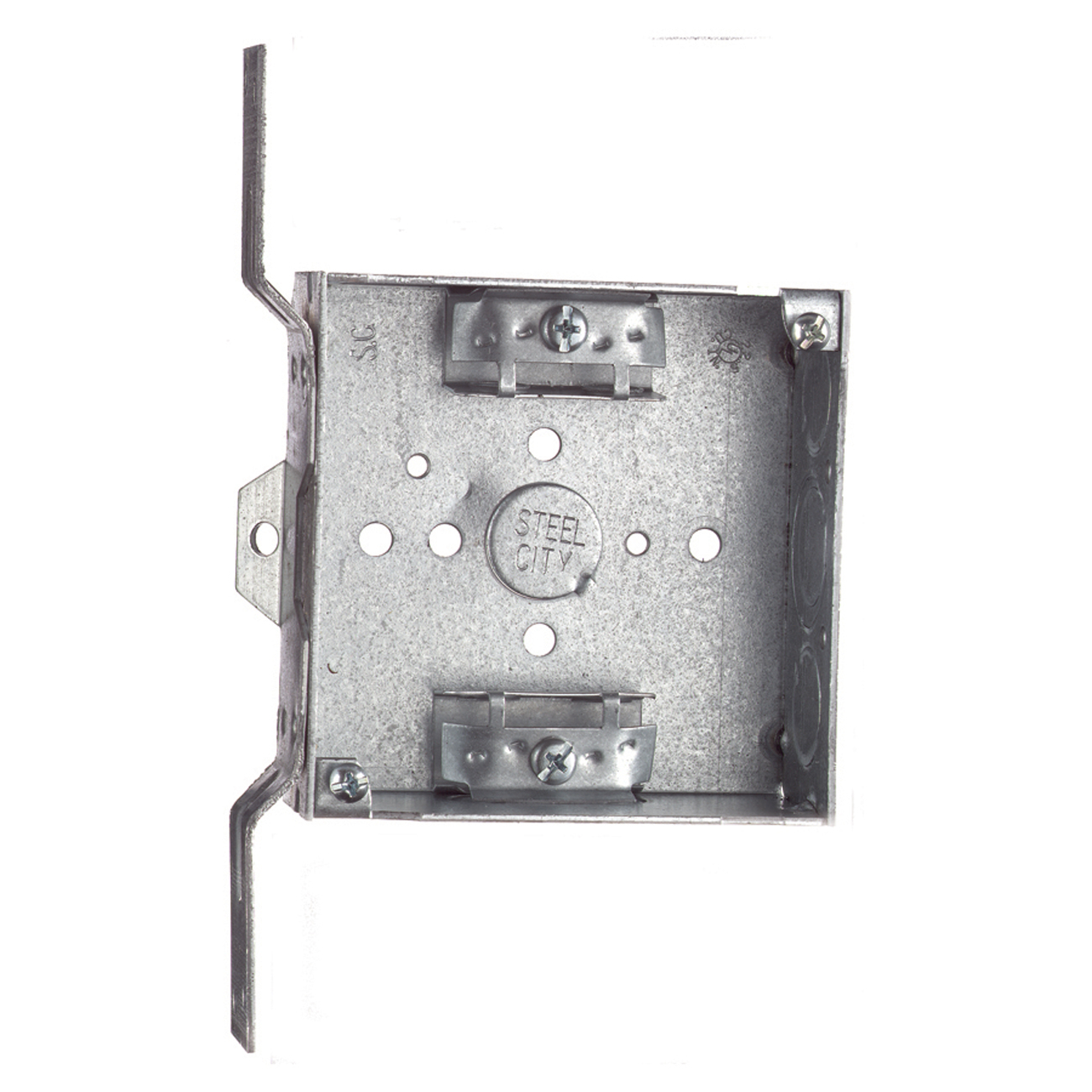 52151-CVX Square Outlet Box Steel City;ABB - Installation Products