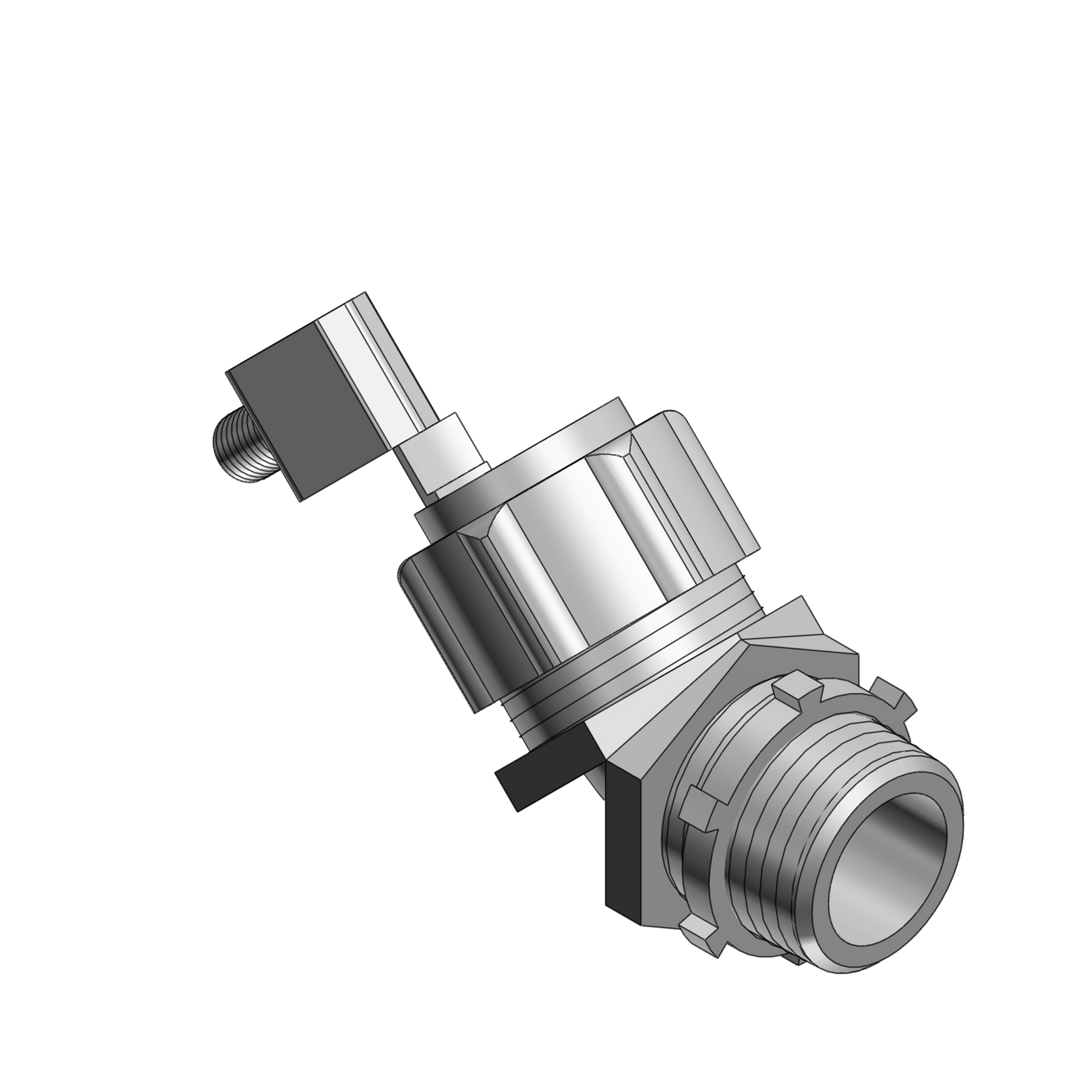 Product image for Thomas & Betts 5249GR 45 Degree Uninsulated Connector