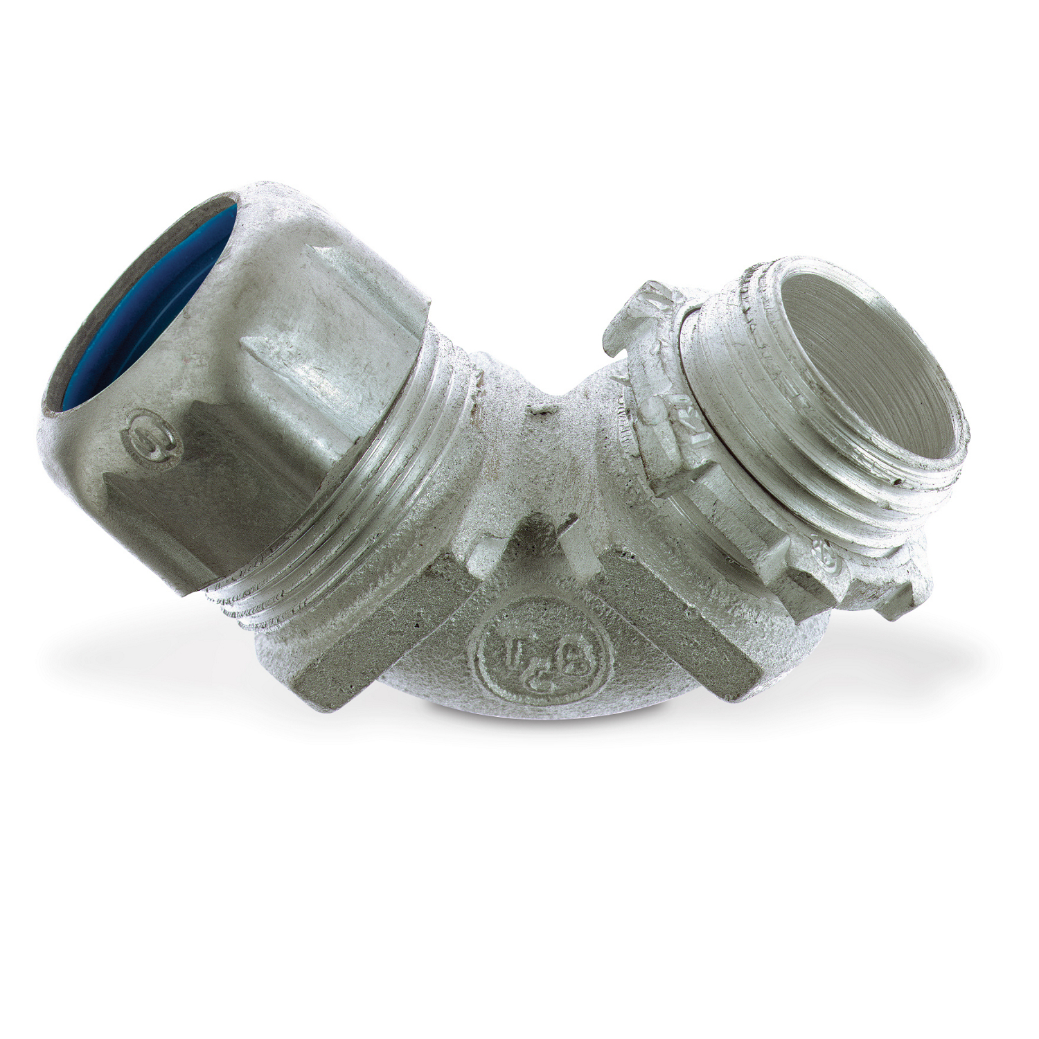 Product image for Thomas & Betts 5252AL 1/2 Inch 90 Degree Aluminum Liquidtight Connector