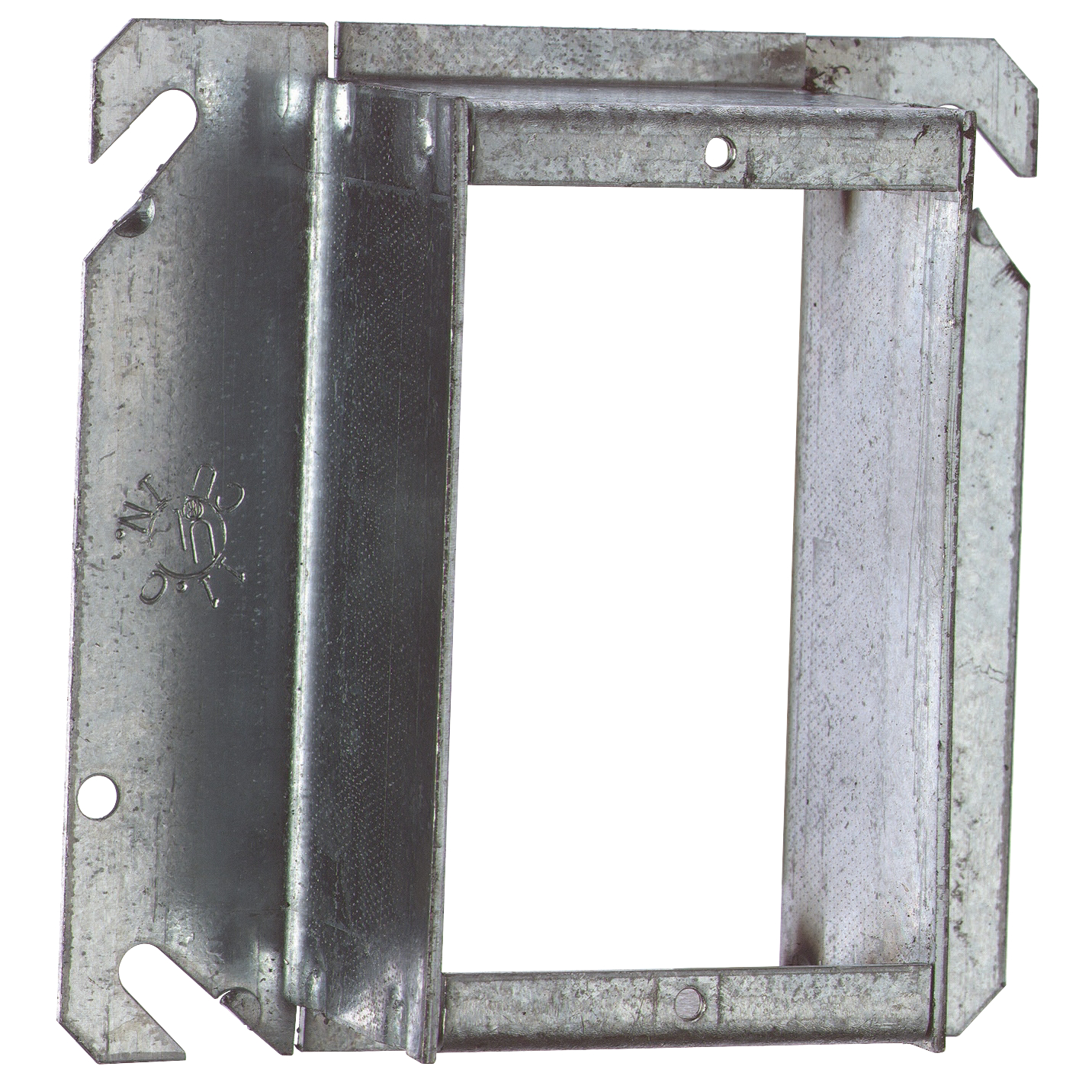 52C50-1-1/2-25 Square Box Plaster Ring Steel City;ABB - Installation Products