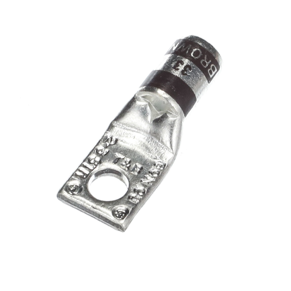 Thomas & Betts 54107 Copper 1Hole Lug Standard Barrel Brown