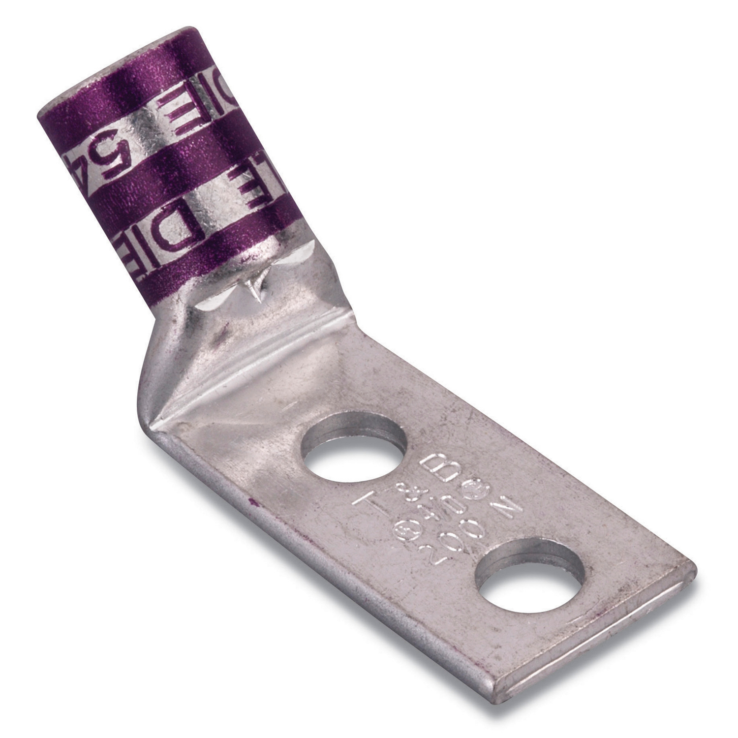 Product image for CT 54261UF COPPER LUG 2/0 2 HOLE 5/