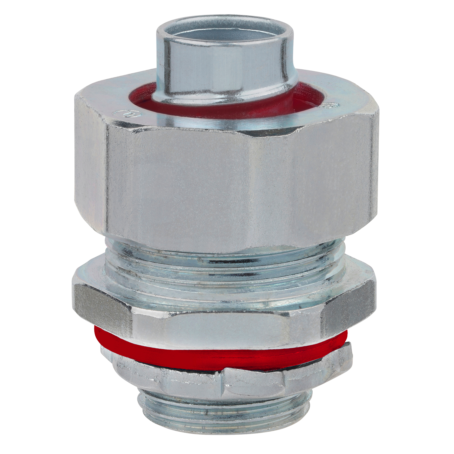Product image for Steel City LT75T-SC 3/4" Insulated Straight Liquidtight Connector, Steel, General Purpose Commercial