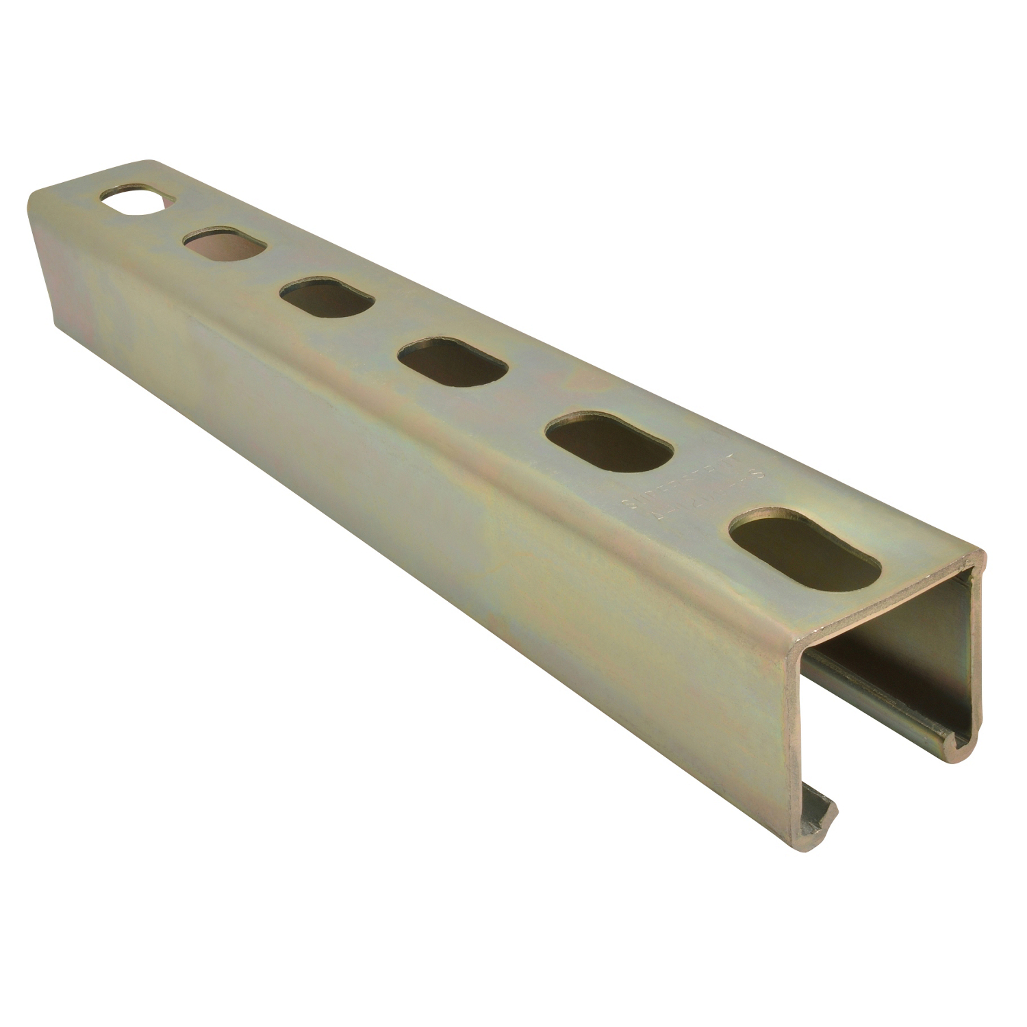 Product image for Superstrut A1200HS-10PG 10' 12ga. Steel Channel w/ Pre-Galvanized finish - Half Slot