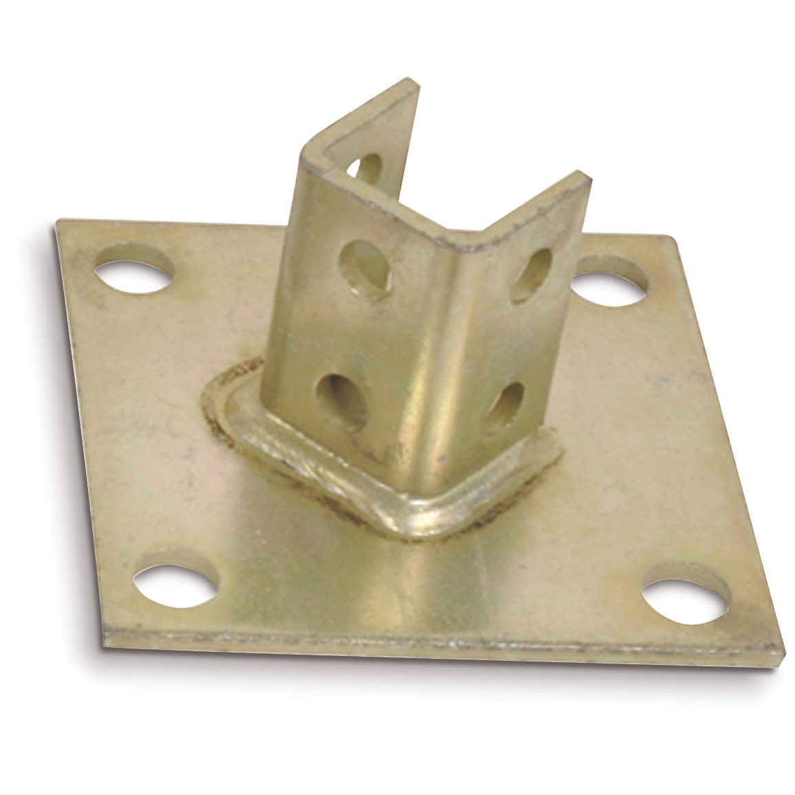 Kindorf B924HD Hot Dip Galvanized Steel Channel Post Base Connector
