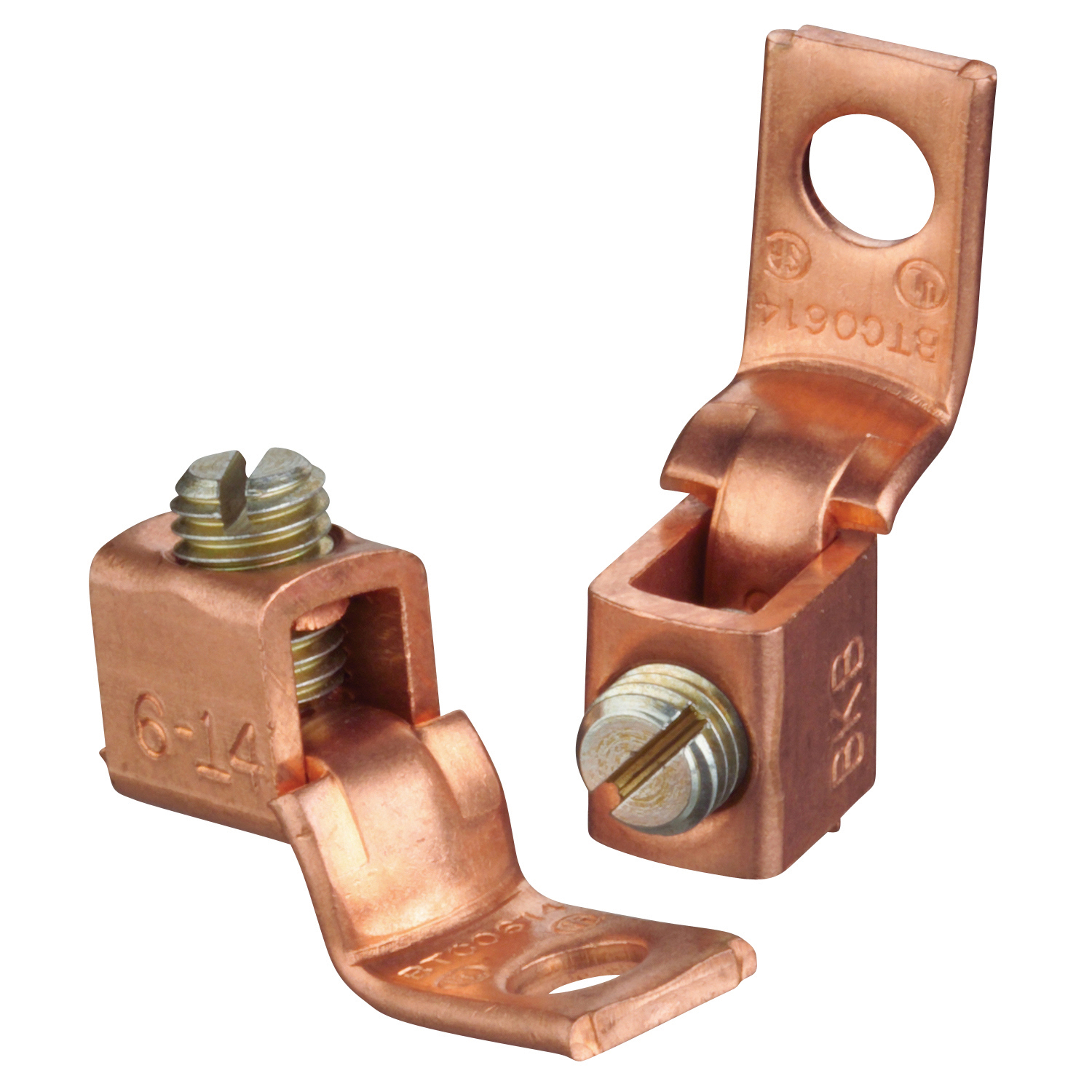 Product image for ABB BTC0614-B2-5 COPPER TERM LUG 6S