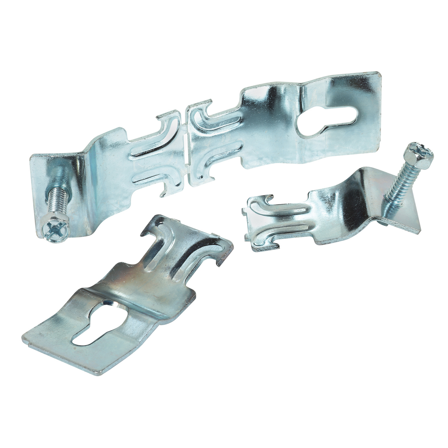 Product image for Kindorf C-109-3/4-EG 3/4 Inch 500 lb Silver Electrogalvanized Steel 1-Piece Universal Pipe Clamp