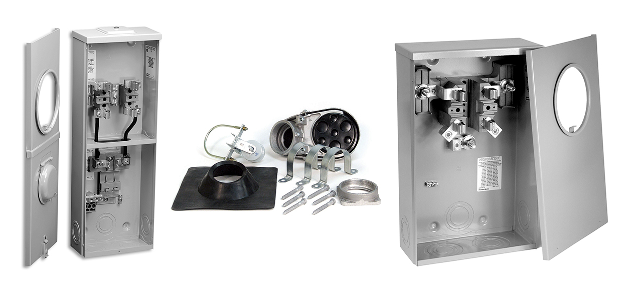 ABB Electrification Products Meter Sockets, Service Masts, Pole Line