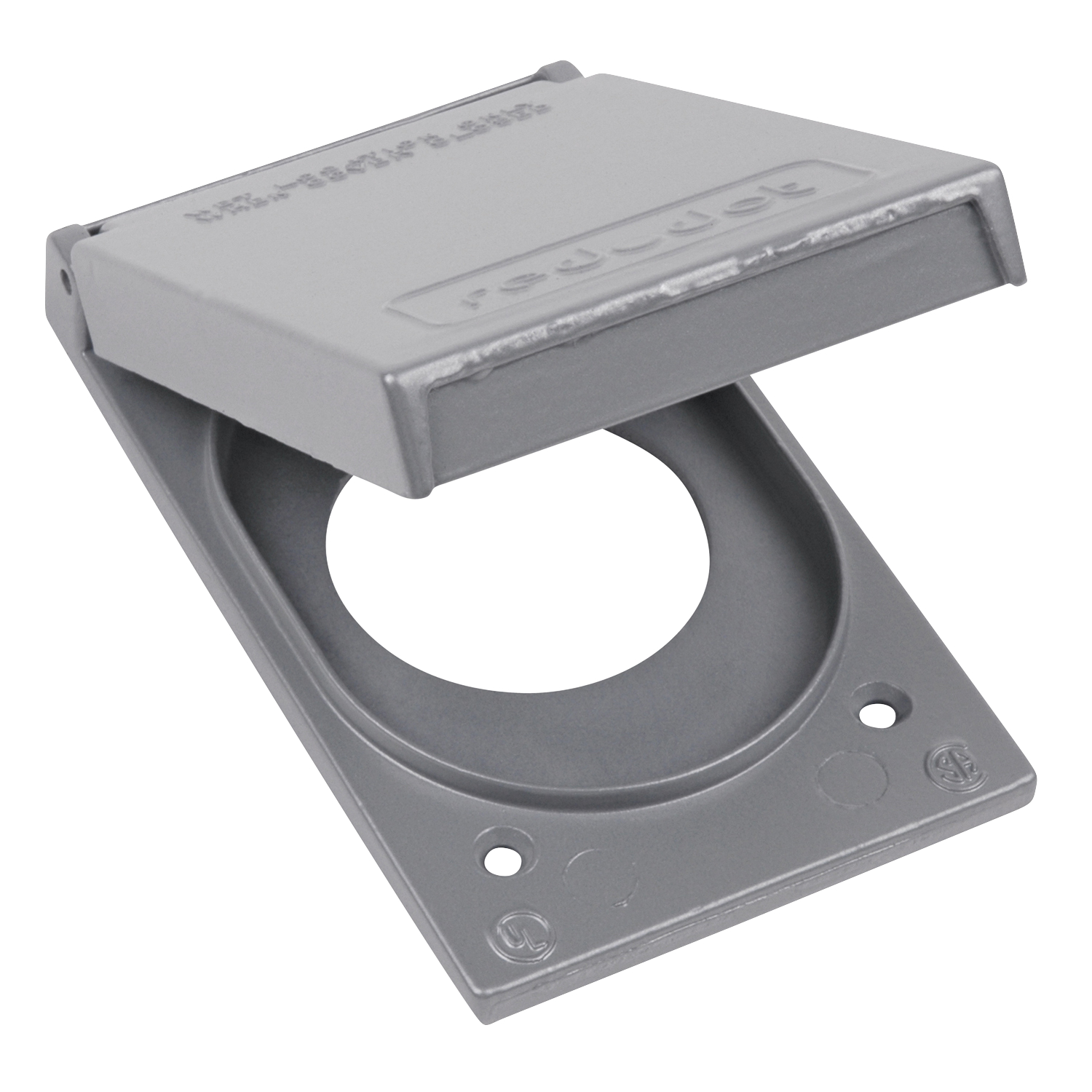 Product image for Thomas & Betts CFSR-X 1-Gang Die-Cast Aluminum Receptacle Device Box and Cover