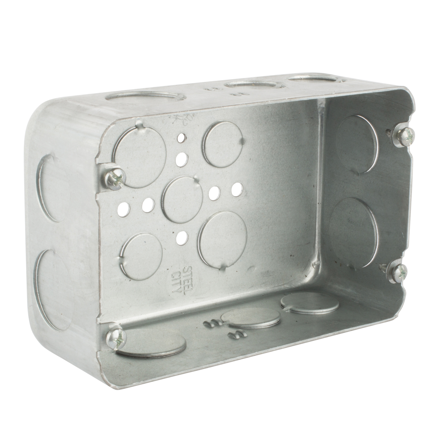 Electrical Boxes Steel Device 4" Square Boxes (1900) J.H. Larson Company