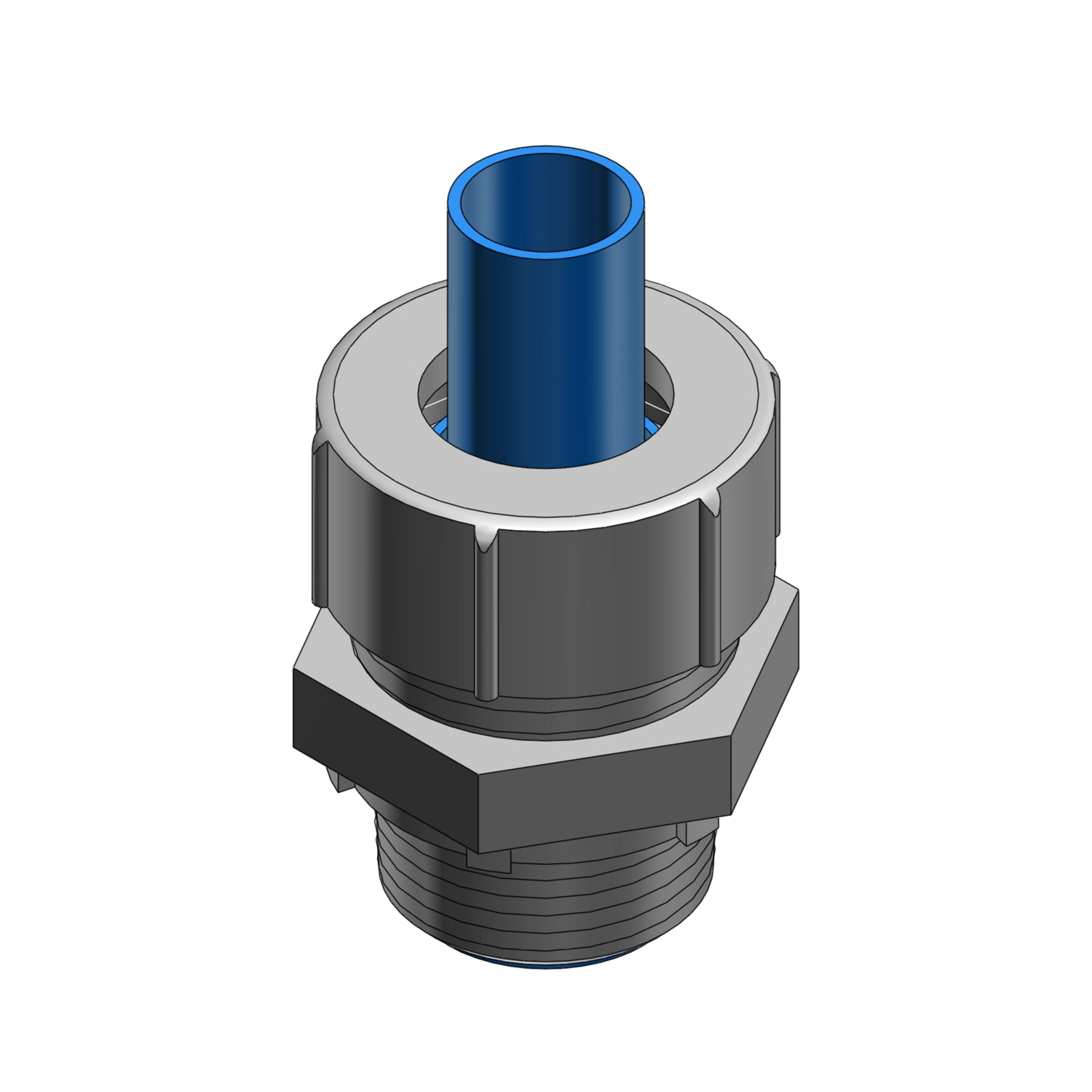 Product image for Thomas & Betts LT100M Straight Metallic Connector