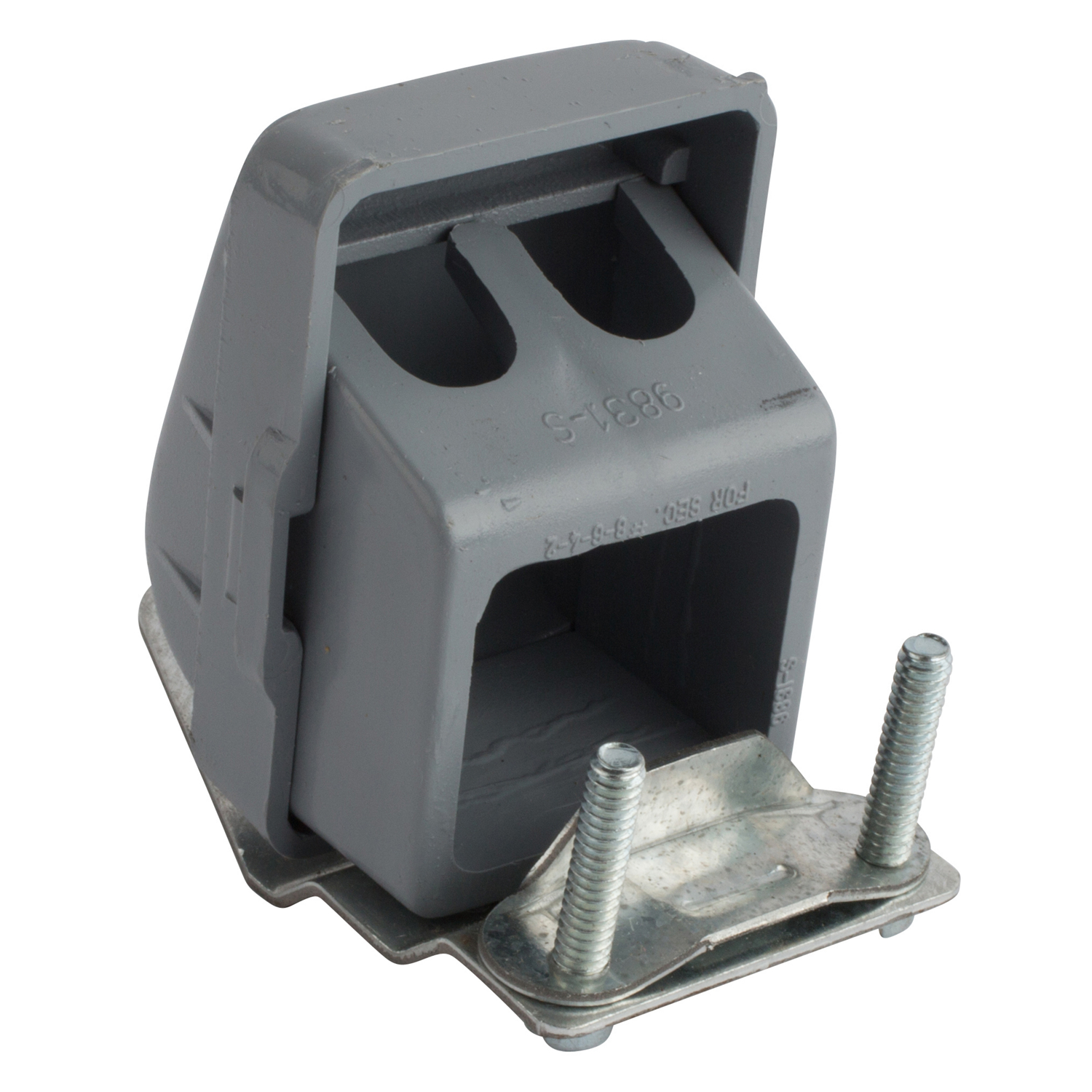 1 Inch. PVC service entrance head Conductor range 2 8 thru 3 1.
