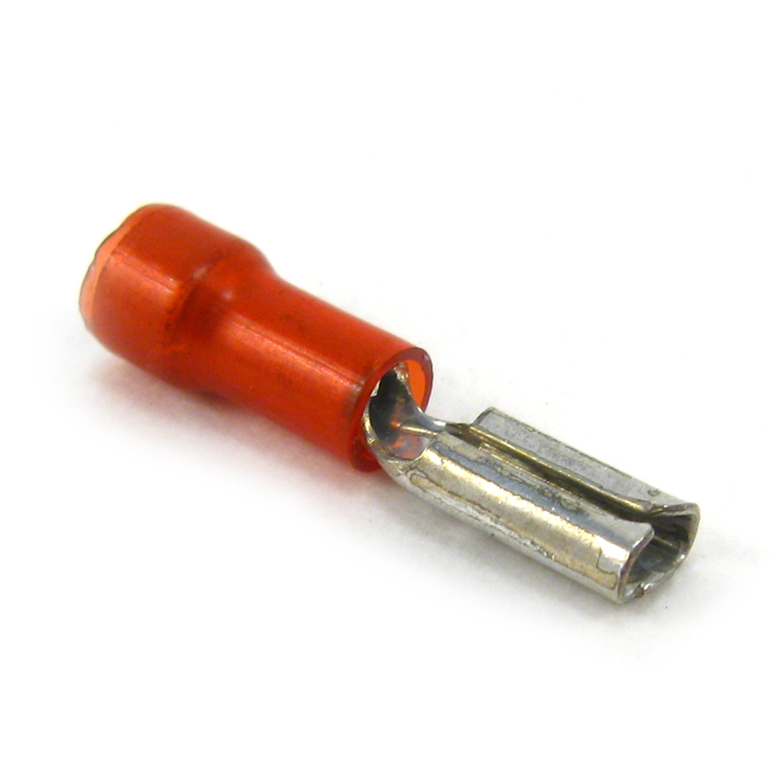 Product image for Thomas & Betts RA18-110F 22 to 18 AWG Red Electrotinned Brass Nylon Insulated Female Disconnect