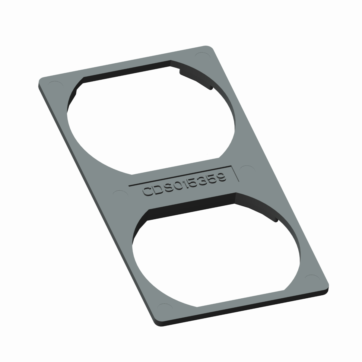 Product image for ABB RPT8-INSERT-WHITE DUPLEX INSERT