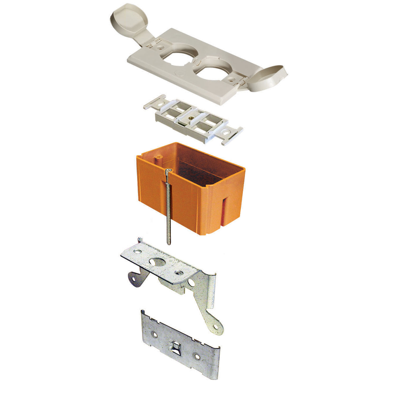 SC100FBBC Floor Box Bracket Kit Carlon;ABB - Installation Products
