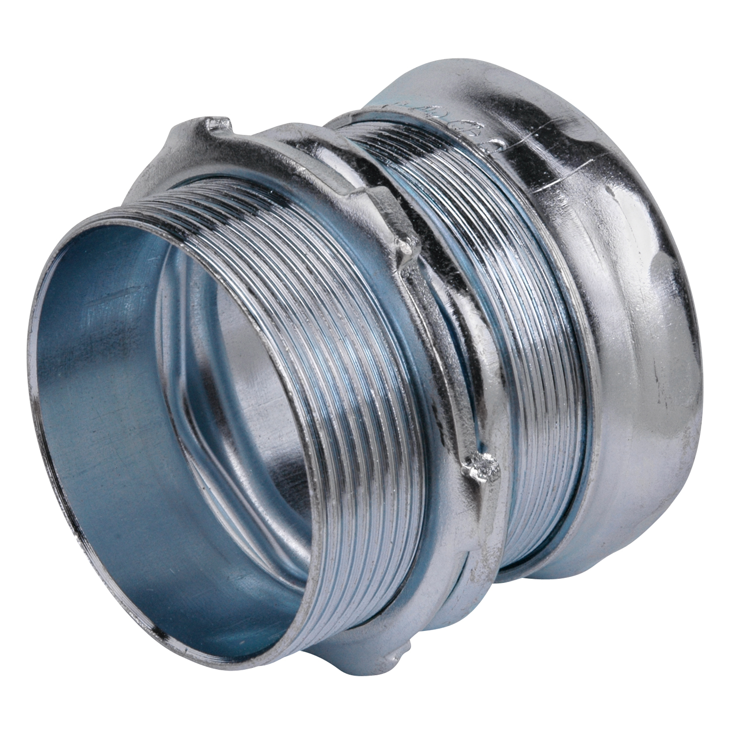 Product image for Steel City TC116A 2" EMT Compression Connector, Steel - Non-Insulated