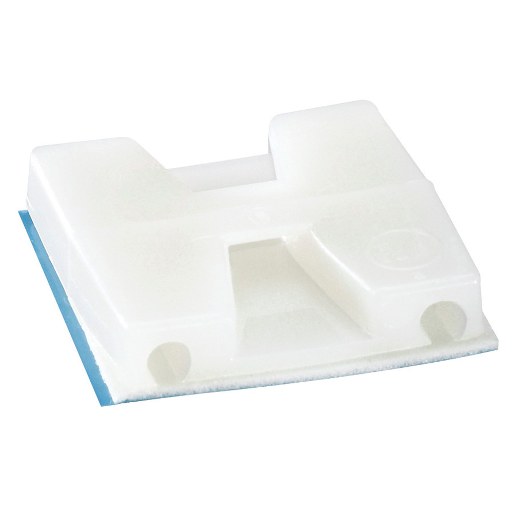 Product image for Thomas & Betts TC5342A 1" x 1" 2-Way Cable Tie Mounting Base