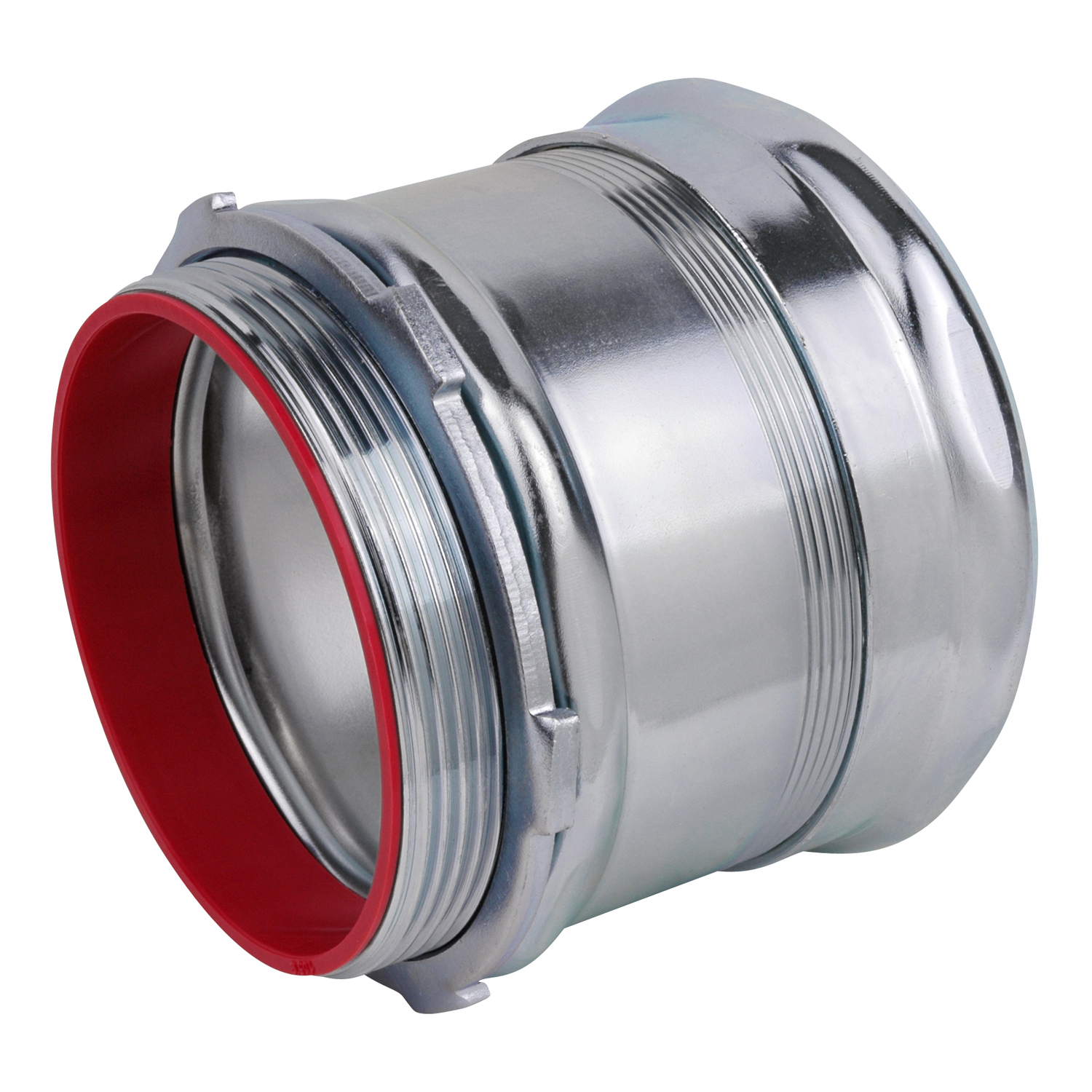 Product image for Steel City TC7110A 4" EMT Compression Connector, Steel - Insulated
