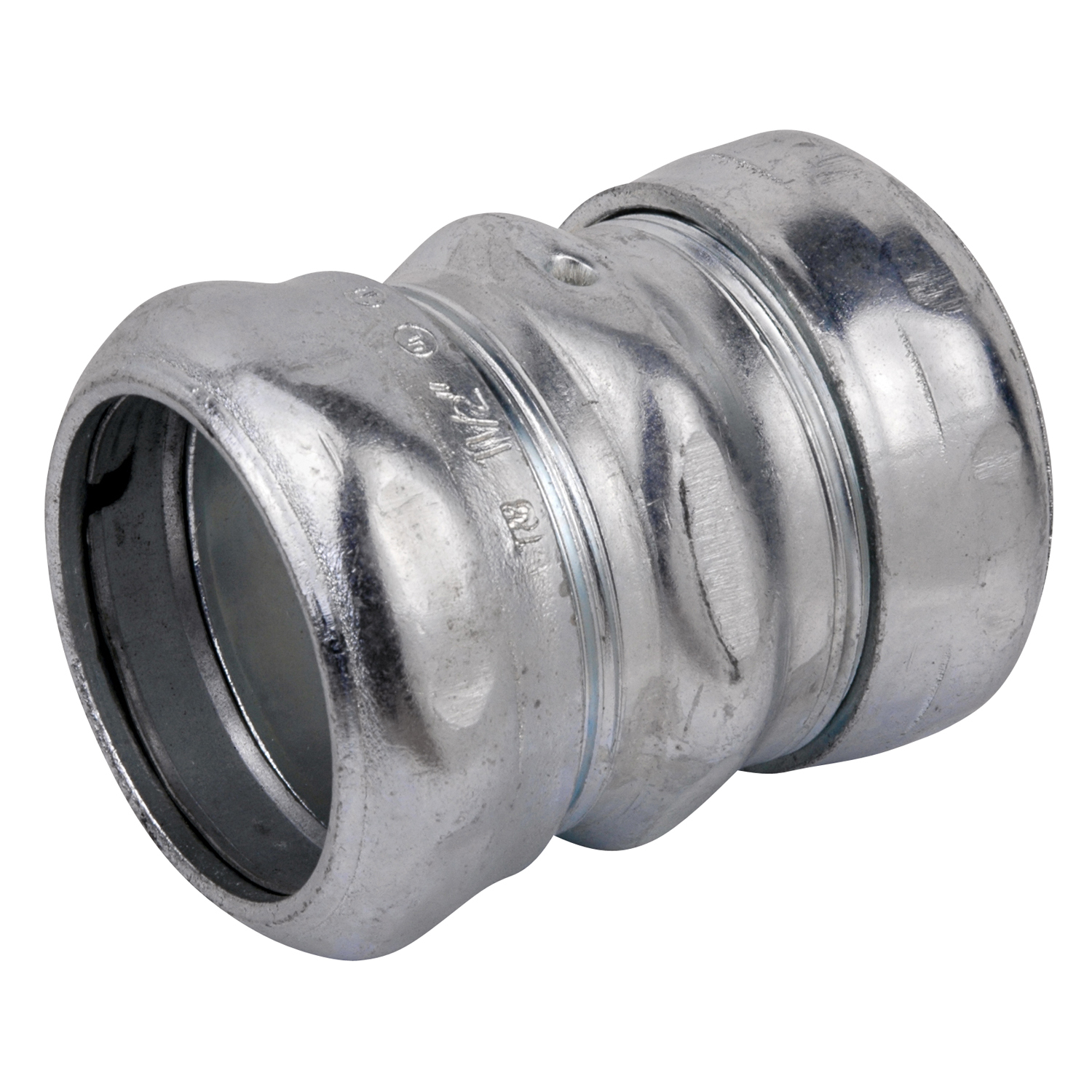 Product image for Steel City TK115A 1-1/2" EMT Compression Coupling, Steel