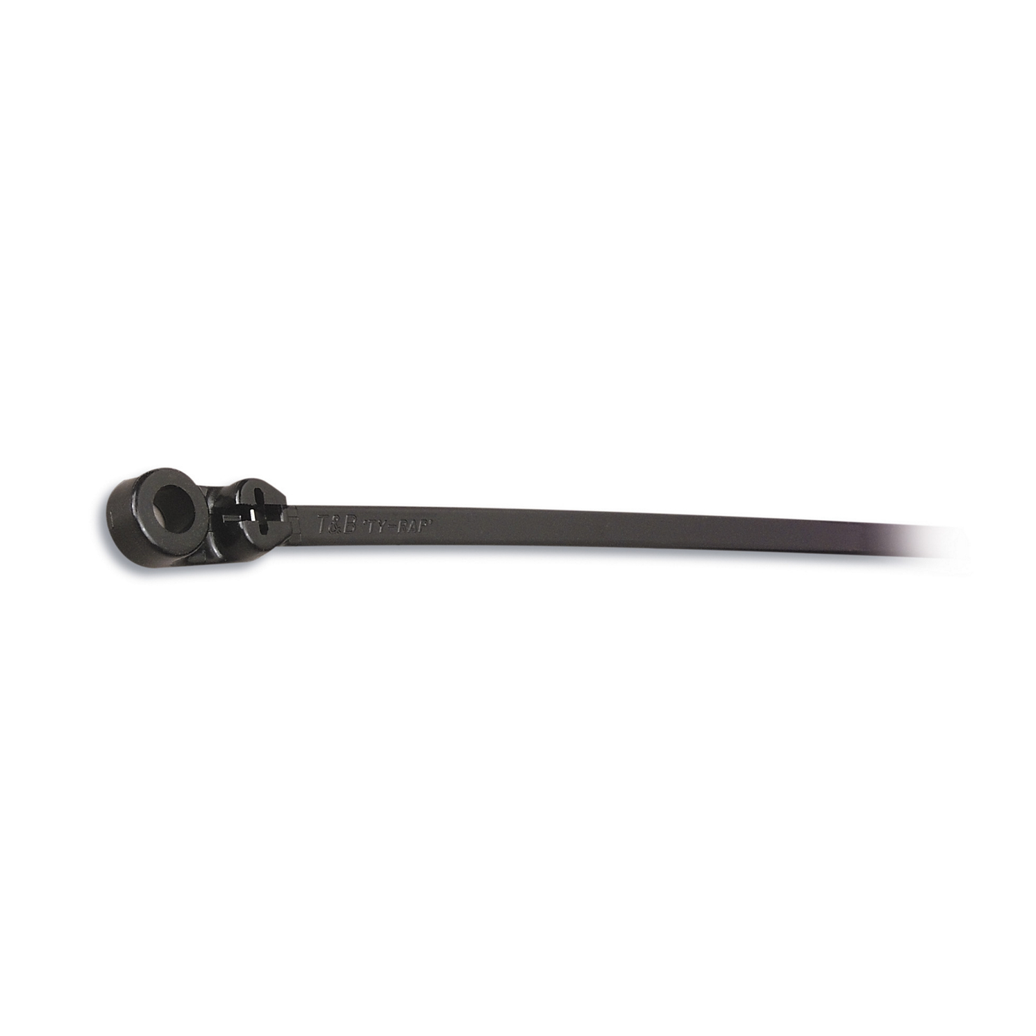 Product image for Thomas & Betts TY5354MX 14 Inch 50 lb #10 Mounting Hole Ultraviolet Black Cable Tie
