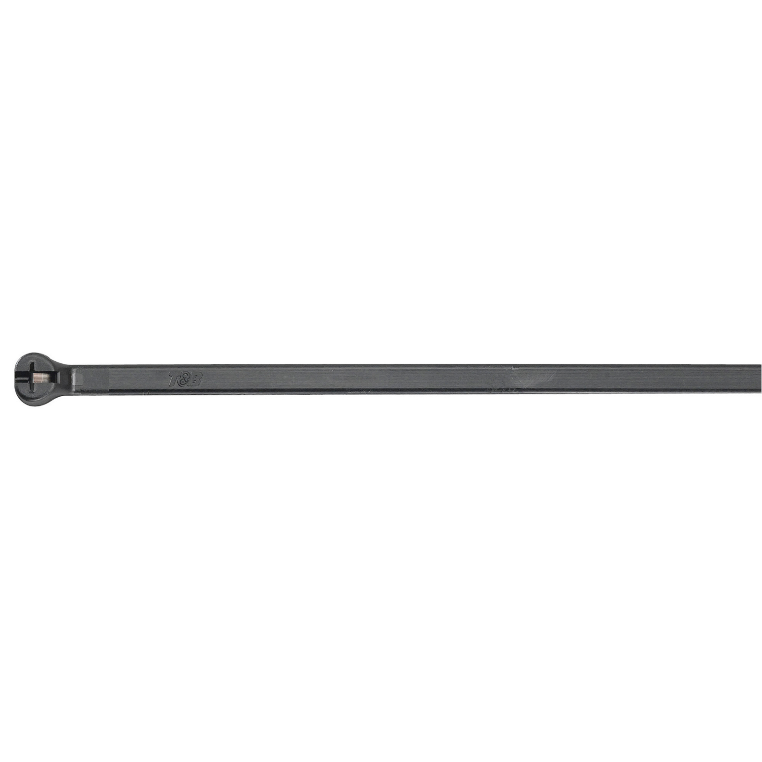 Product image for Thomas & Betts TYC272MX 8 Inch 85 lb Black Nylon Cable Tie