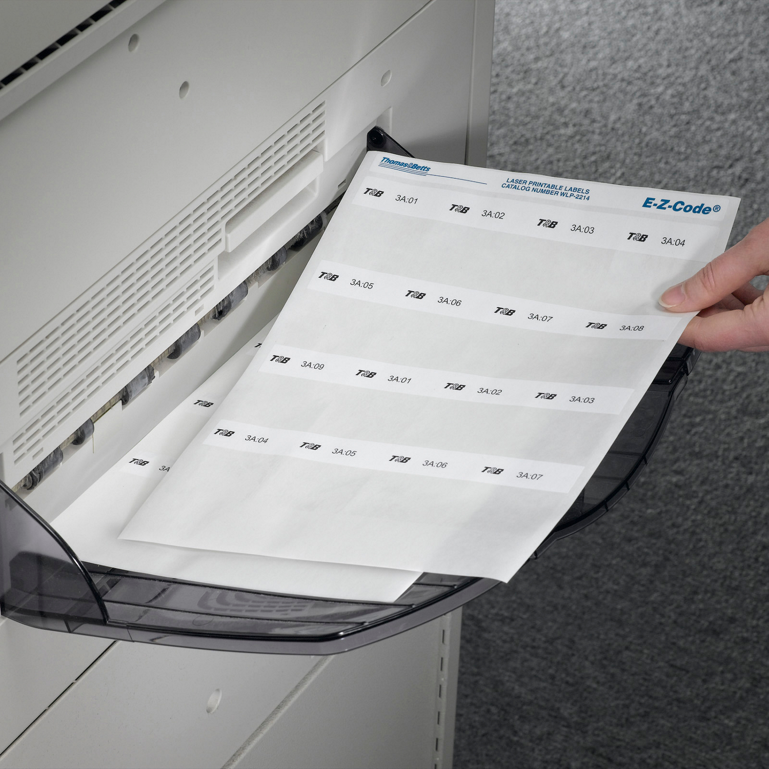 Laser Printable Markers, Paper Size 8 1/2 x 11, Marker Size 1 x 2.25, Print area 1 x .75