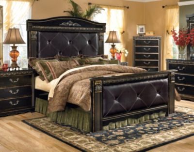 Ashley Furniture Queen  on Bedroom Furniture   Beds   Market Square Croswell Mansion Bed