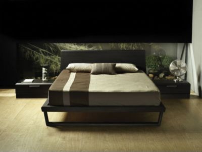 Adjustable  Custom Mattress on Bedroom Furniture   Beds   Luxo By Modloft Vere Complete Bed