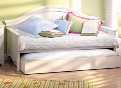 White   on Furniture   Daybeds   South Shore Summer Breeze Vanilla Daybed