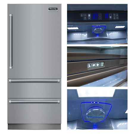 Viking Professional Series '07 36 Bottom-Freezer Refrigerator