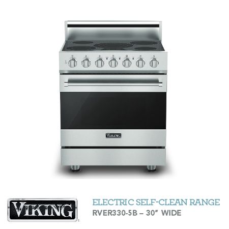 Viking Professional Series VESC5304Bx Pro-Style Electric Range