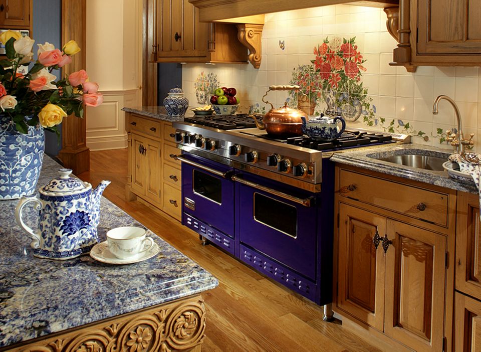 cobalt blue viking range