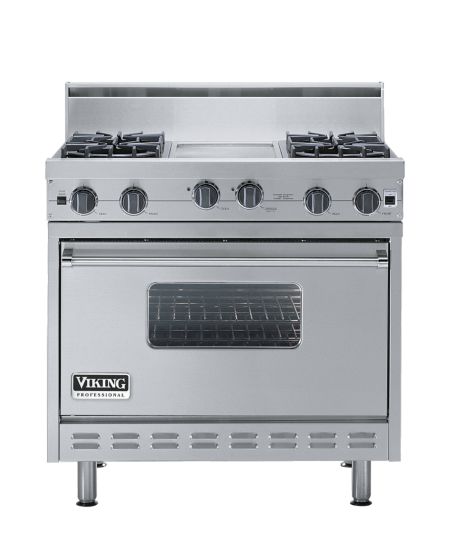 Viking Professional 36 Inch Pro-Style Gas Range VGIC3656BSS,6 Open  Burners,Varisimmer,Dual Baking Burners,ProFlow Convection,Gourment-Glo  Infrared