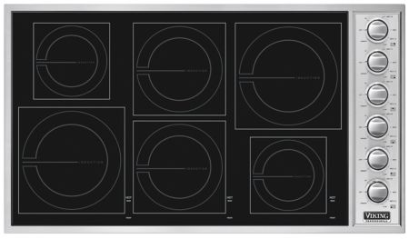 36 W All Induction Cooktop Vicu266 In Black Viking Range Llc