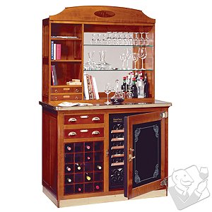 EuroCave Elite Wine Hutch with 20 Bottle Wine Rack