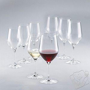 Fusion Classic Red & White Wine Glass Collection (Set of 8)