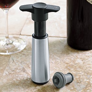 Vacu Vin Stainless Steel Vacuum Wine Saver