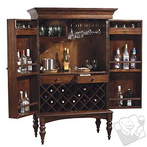 Howard Miller Cherry Hill Wine Serving Cabinet