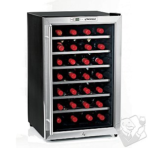 Wine Enthusiast Silent 28 Bottle Wine Refrigerator (Stainless Steel Trim Door)