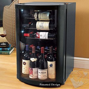 VinoView Silent 35 Bottle Wine Display Refrigerator (Graphite Trim Door)