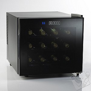Wine Enthusiast Silent 12 Bottle Touchscreen Wine Refrigerator
