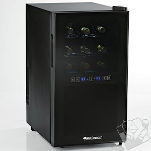 Wine Enthusiast Silent 18 Bottle Dual Zone Touchscreen Wine Refrigerator