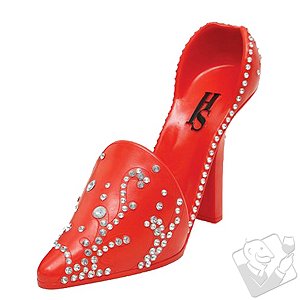 Red Stiletto Wine Bottle Holder