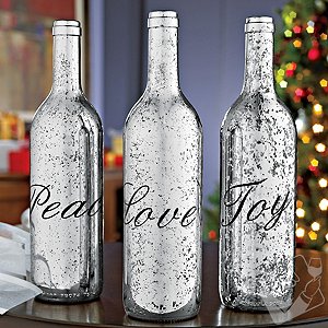 glass & Repurposed  painting Home As wine holiday  Glass Upcycled Dishfunctional Designs: ideas Bottles: