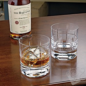 Wine Enthusiast Set of 2 SoHo Bar Glasses