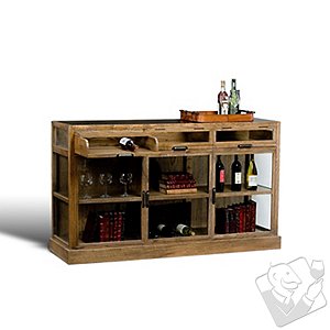Grey Oak Display Cabinet (Three Sections) Grey Oak Display Cabinet (Three Sections)