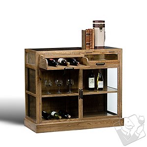 Grey Oak Display Cabinet (Two Sections) Grey Oak Display Cabinet (Two Sections)