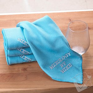 Personalized Microfiber Bar Towels (Set of 4) Personalized Microfiber Bar Towels (Set of 4)