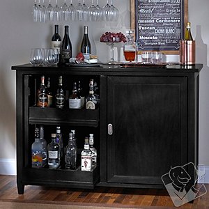 Firenze Mezzo Wine and Sprits Credenza (Nero) Firenze Mezzo Wine and Sprits Credenza (Nero)